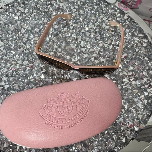 Juicy Couture sunglasses with case Brown Sunglasses Scottie dog logo cute y2k - Picture 10 of 16